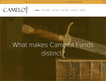 Tablet Screenshot of camelotfunds.com